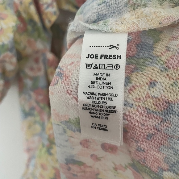Joe Fresh x Jillian Harris Pastel Floral Dress Size M NWT - Picture 4 of 4